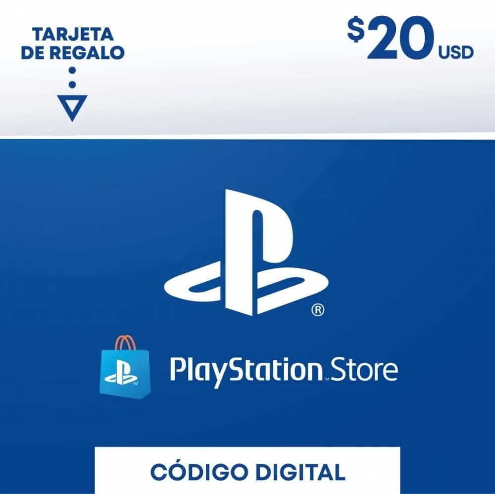 Portada de Play Station Card 20$ - USA