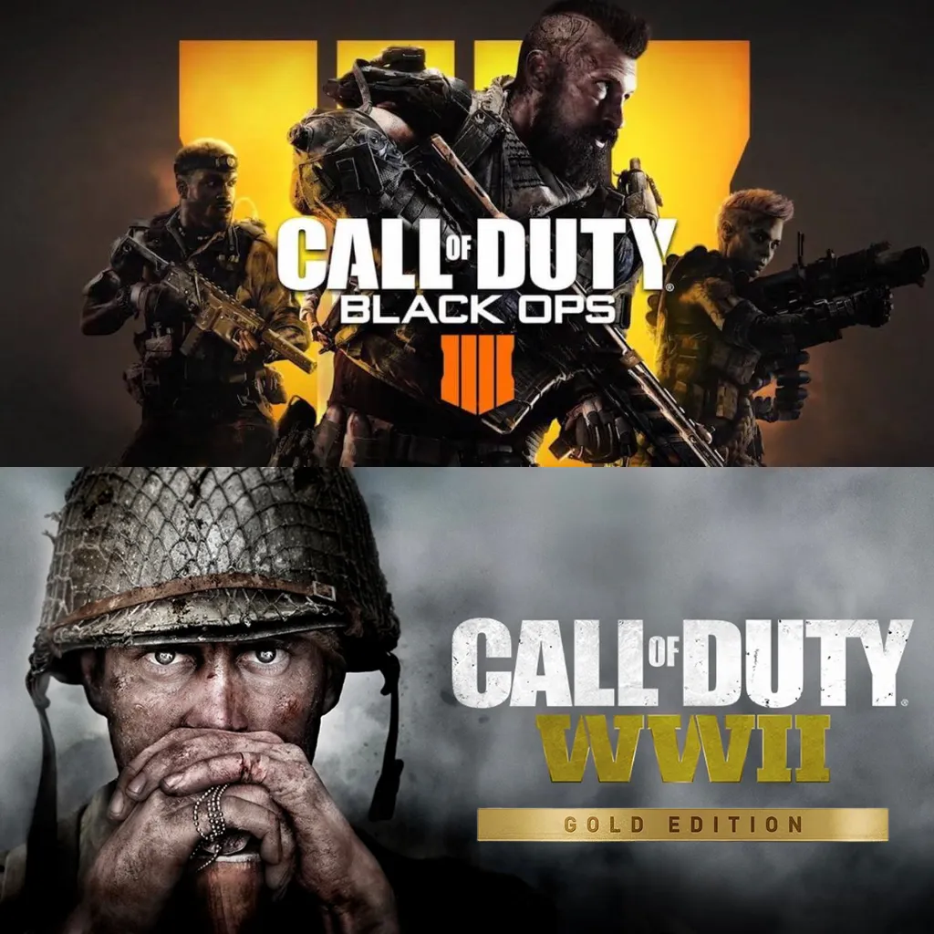 Portada de Call of Duty: Black Ops 4 + Call of Duty: WWII - Gold Edition