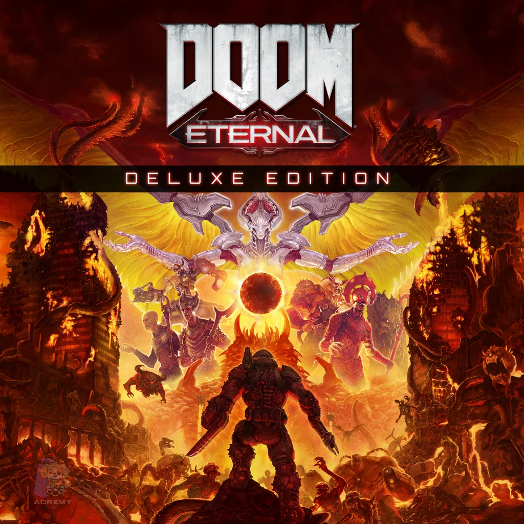 Portada de DOOM Eternal Deluxe Edition
