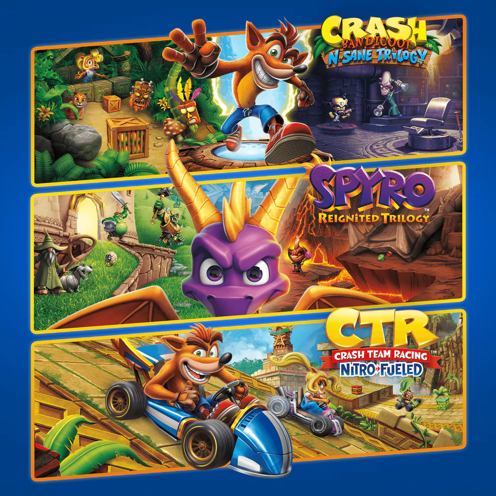 Portada de Lote Triple Juego de Crash™ + Spyro™